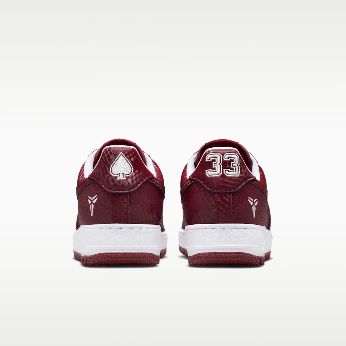 Kobe Air Force 1 Low Men's Shoes - Team Red/White - Image 6