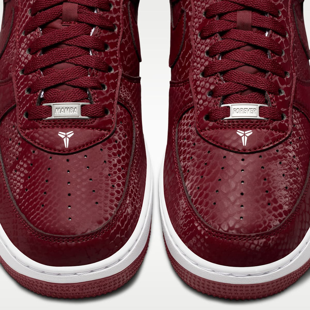 Kobe Air Force 1 Low Men's Shoes - Team Red/White - Image 10