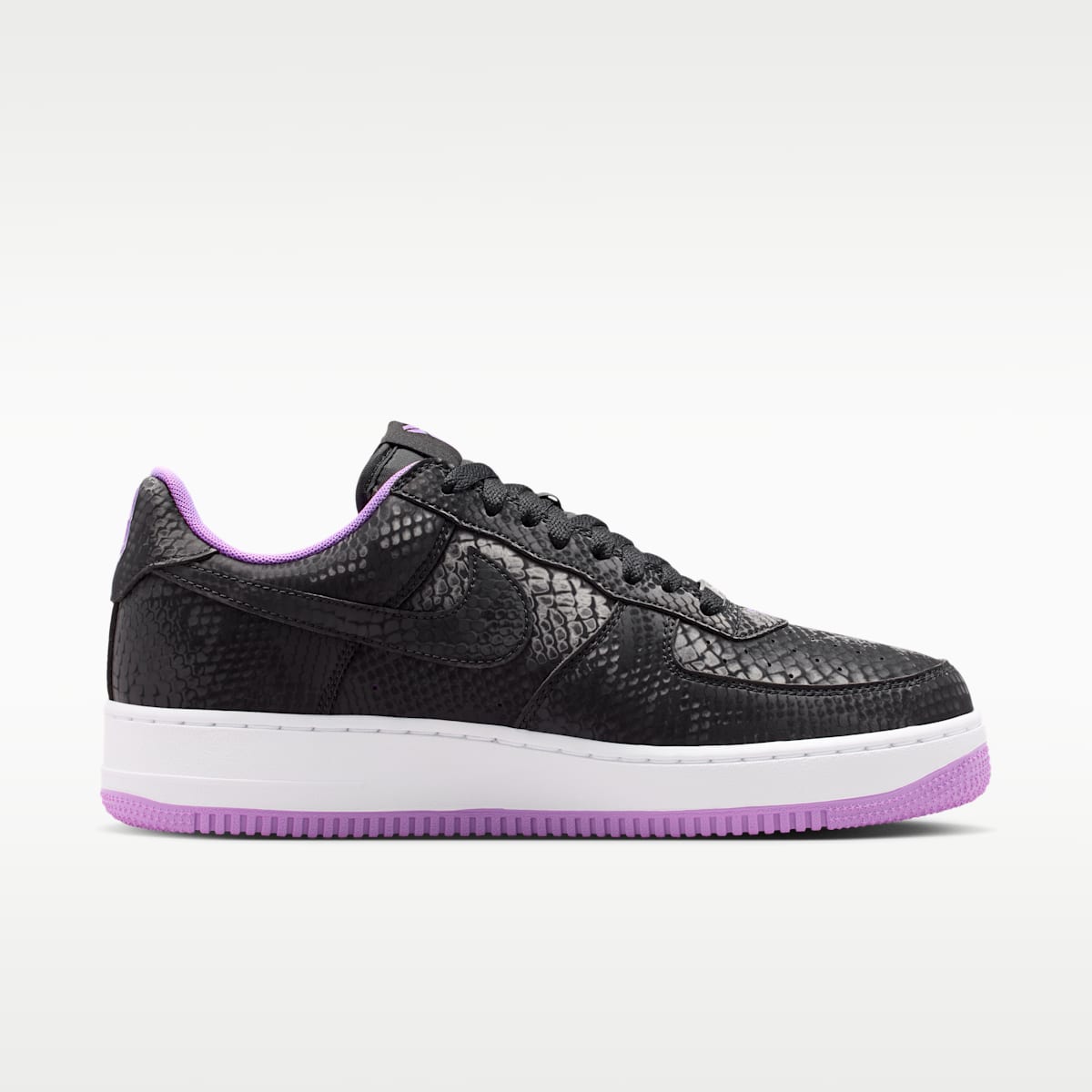 Kobe Air Force 1 Low Men's Shoes - Black/White/Purple Stardust - Image 3