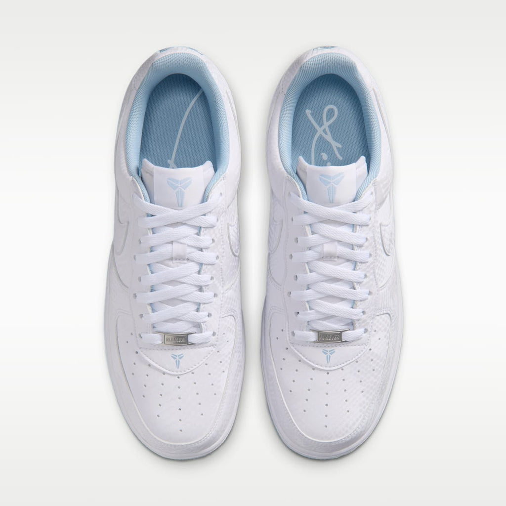 Kobe Air Force 1 Low Men's Shoes - White/Armory Blue - Image 4