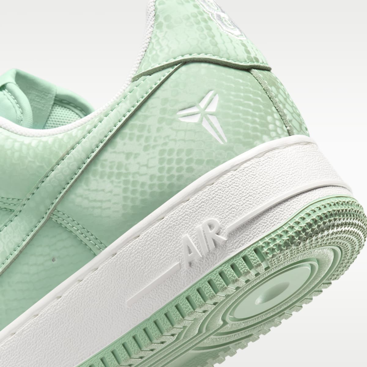 Kobe Air Force 1 Low Men's Shoes - Steam/Summit White - Image 8