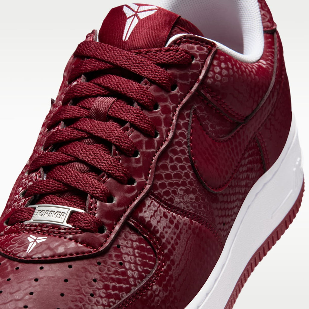 Kobe Air Force 1 Low Men's Shoes - Team Red/White - Image 7