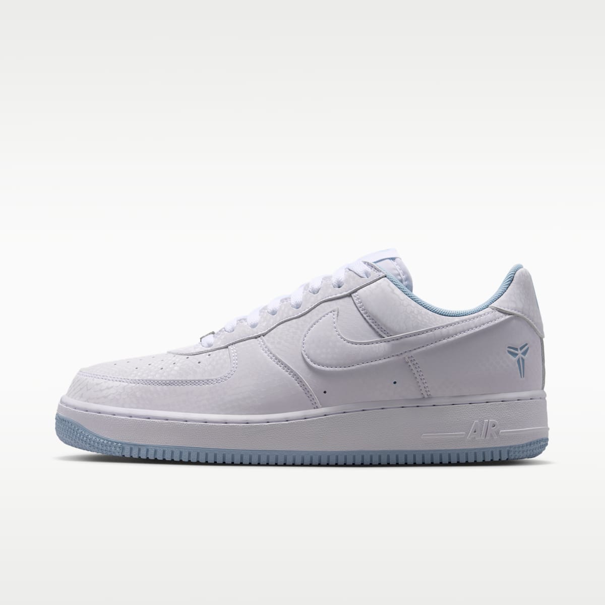 Kobe Air Force 1 Low Men's Shoes - White/Armory Blue - Image 1