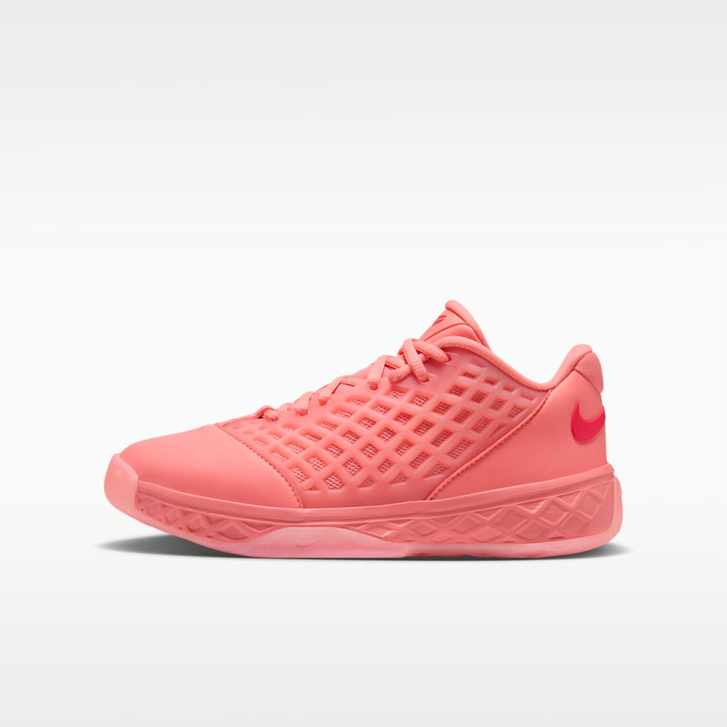 Kobe III Low Big Kids' Basketball Shoes - Atomic Pink/Bright Crimson - Image 1