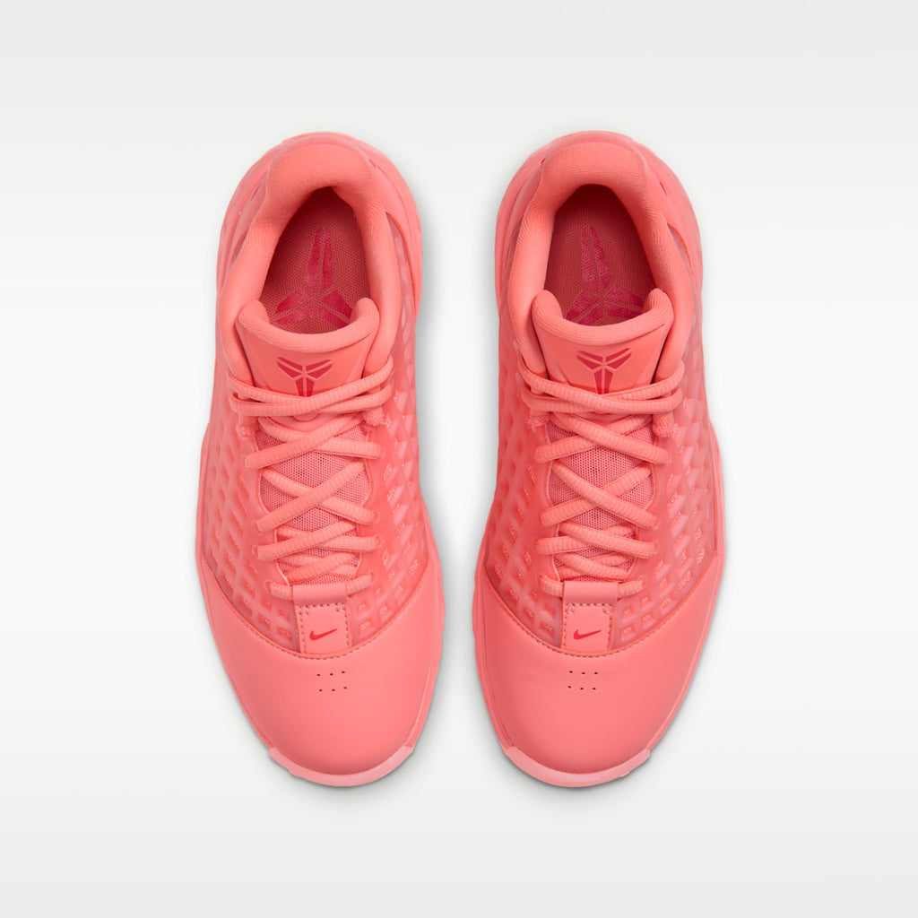 Kobe III Low Big Kids' Basketball Shoes - Atomic Pink/Bright Crimson - Image 4