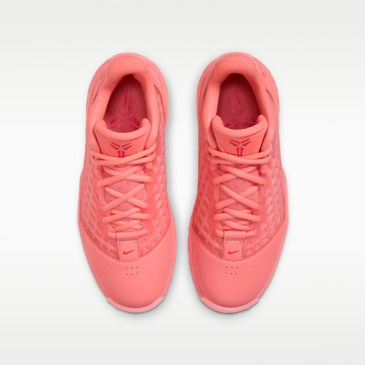 Kobe III Low Big Kids' Basketball Shoes - Atomic Pink/Bright Crimson - Image 4