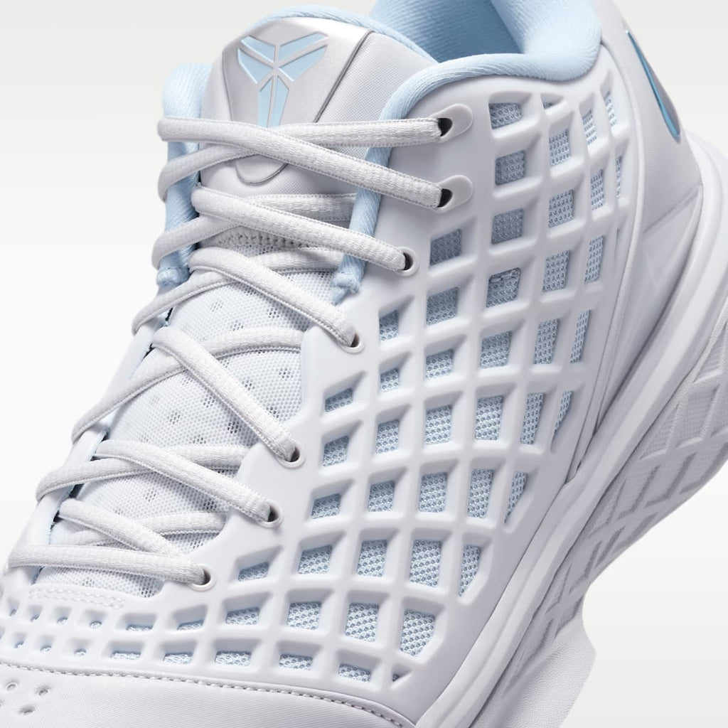 Kobe III Low Protro Men's Basketball Shoes - Pure Platinum/Armory Blue - Image 7