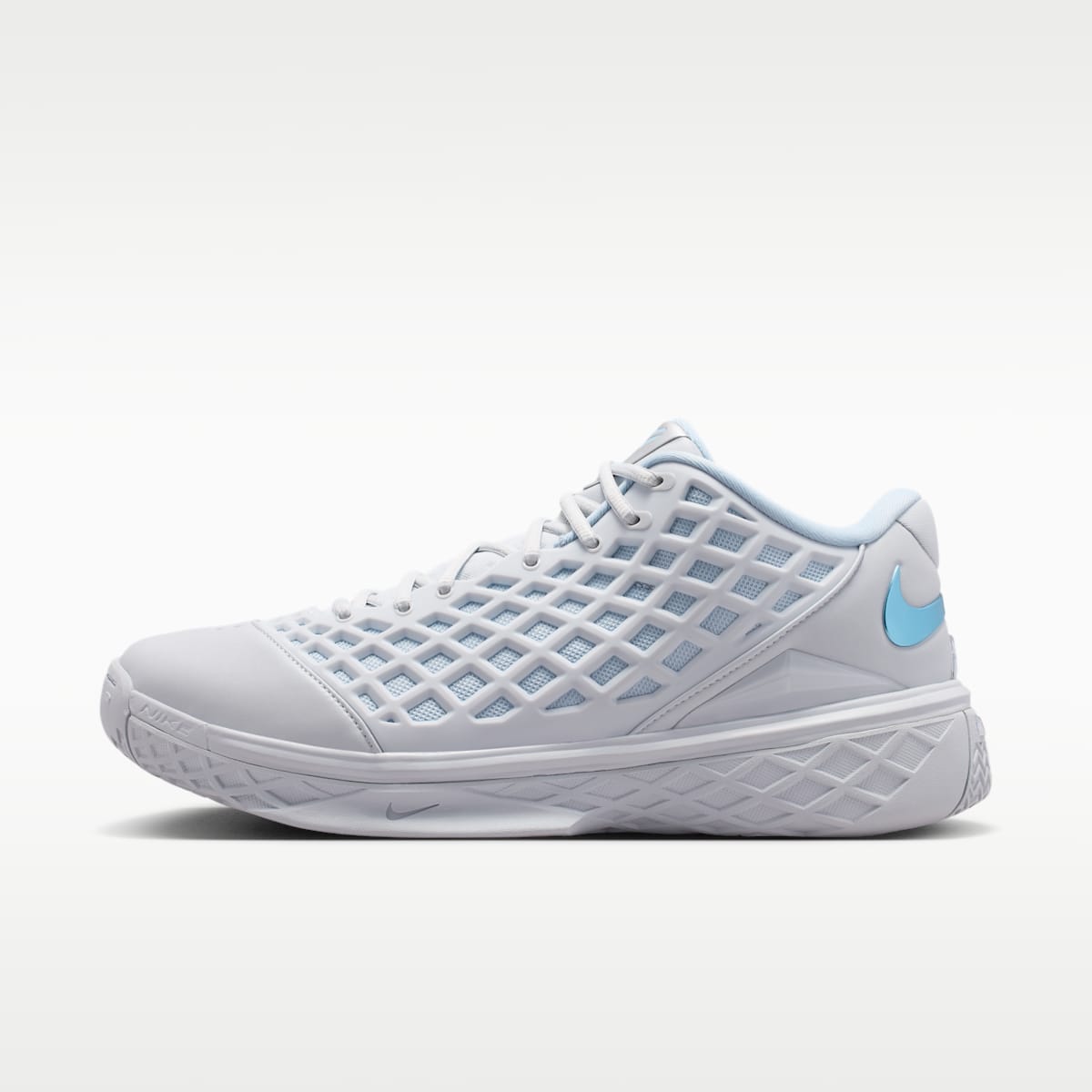 Kobe III Low Protro Men's Basketball Shoes - Pure Platinum/Armory Blue - Image 1