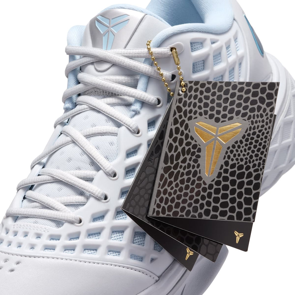 Kobe III Low Protro Men's Basketball Shoes - Pure Platinum/Armory Blue - Image 9