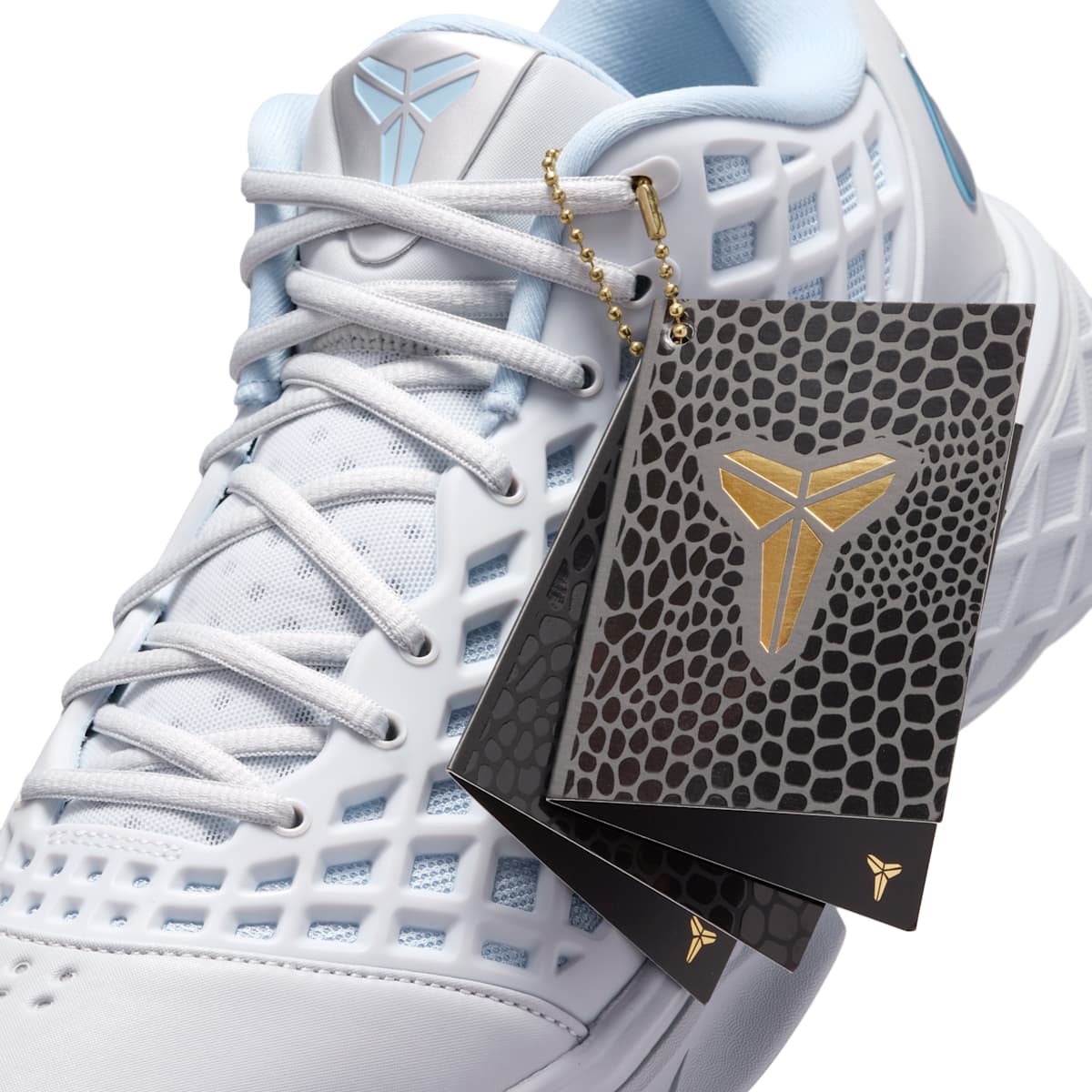 Kobe III Low Protro Men's Basketball Shoes - Pure Platinum/Armory Blue - Image 9