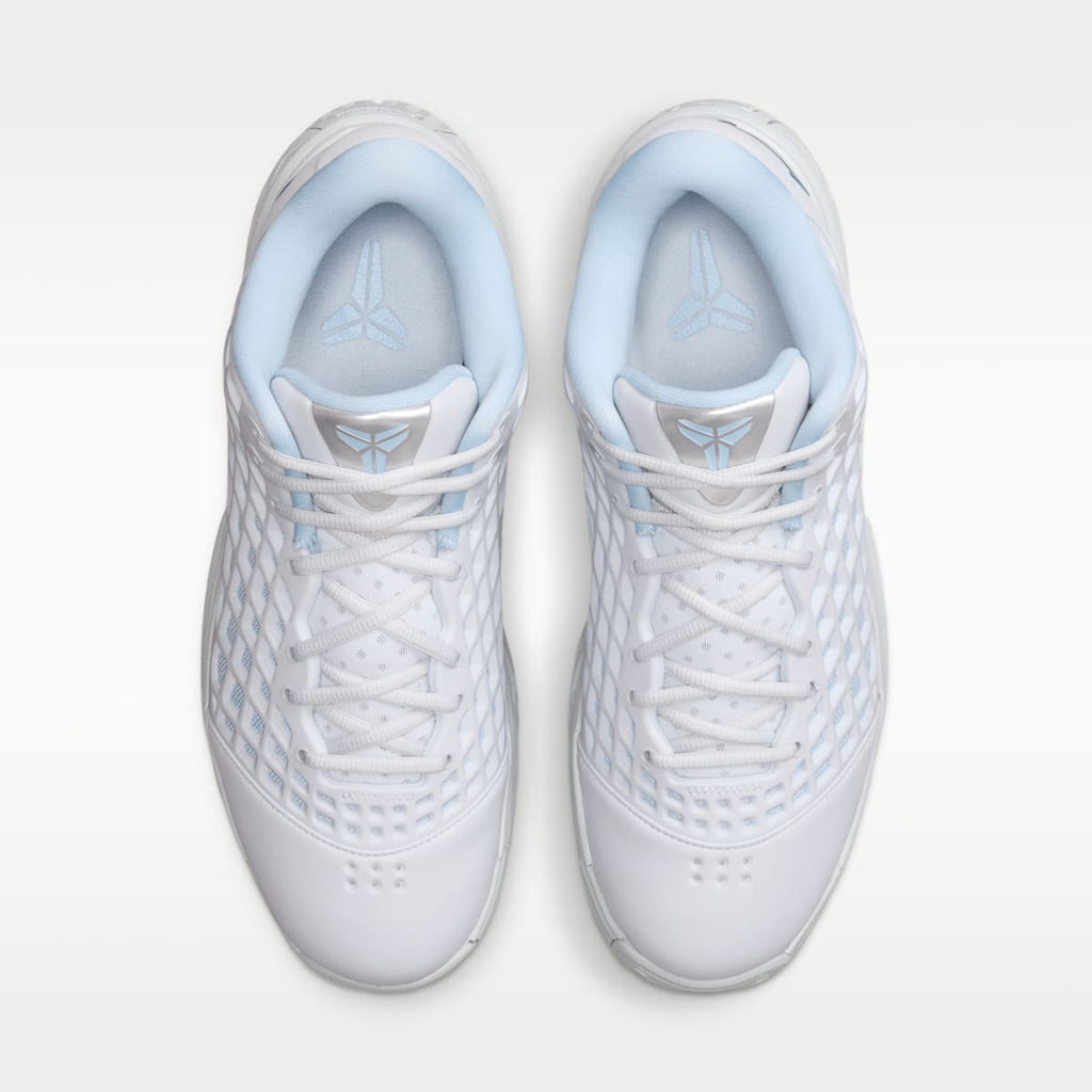 Kobe III Low Protro Men's Basketball Shoes - Pure Platinum/Armory Blue - Image 4
