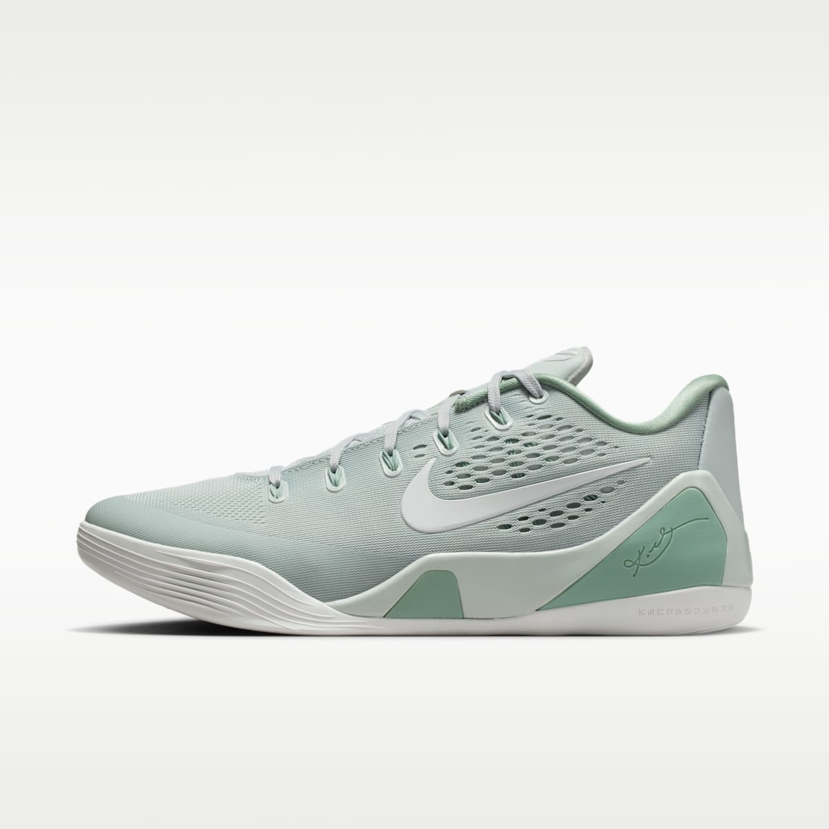 Kobe IX Elite Low EM Protro Basketball Shoes - Light Silver/Summit White/Steam - Image 1