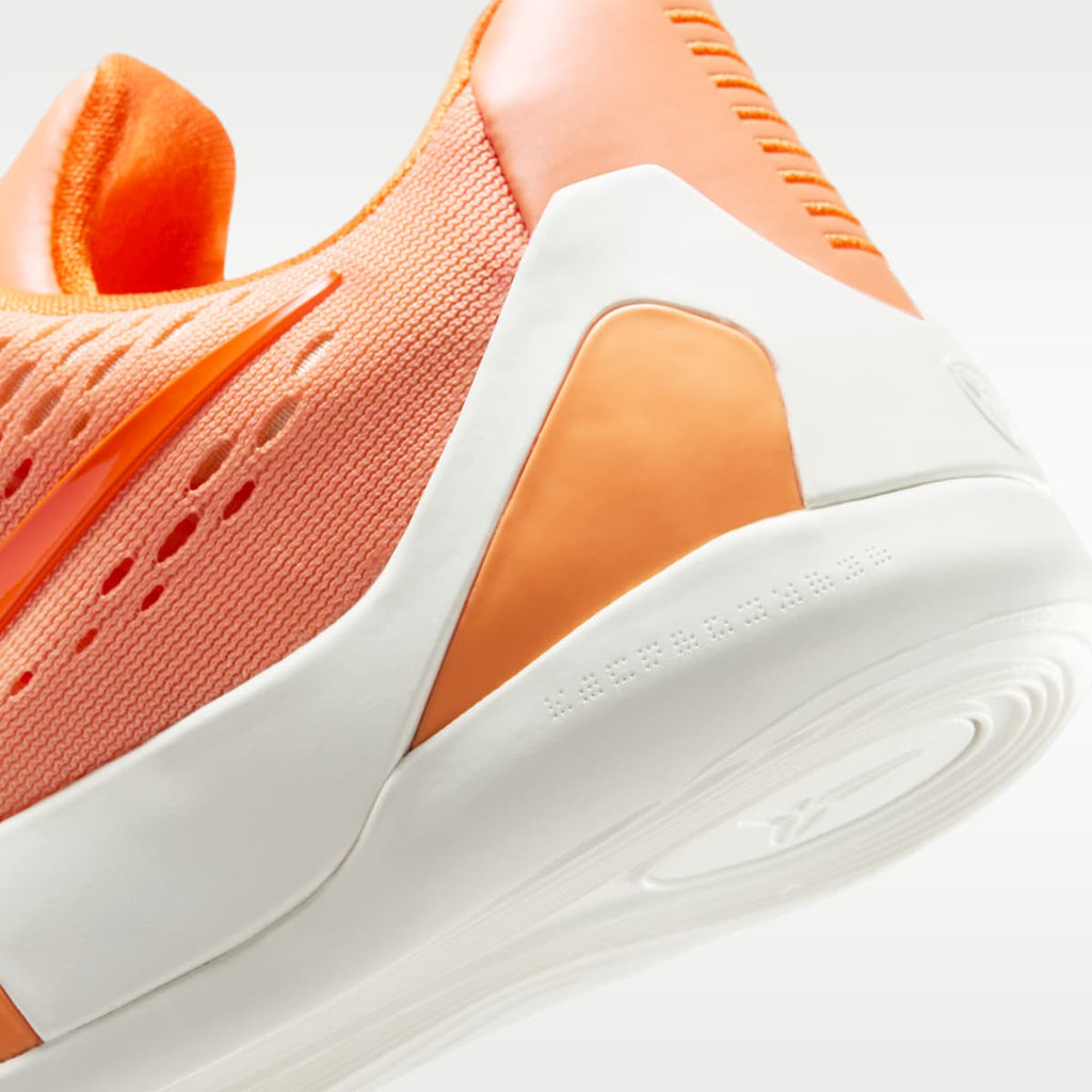 Kobe IX Low EM Big Kids' Basketball Shoes - Orange Frost/Brilliant Orange/Summit White/Ice Peach - Image 8
