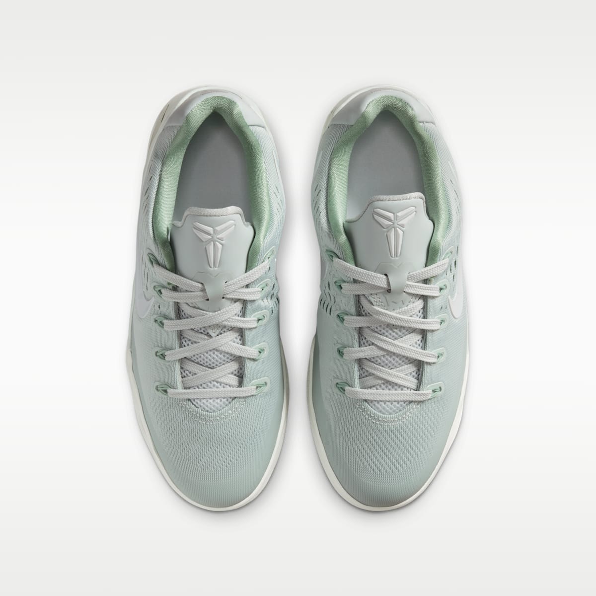 Kobe IX Low EM Big Kids' Basketball Shoes - Light Silver/Summit White/Steam - Image 4