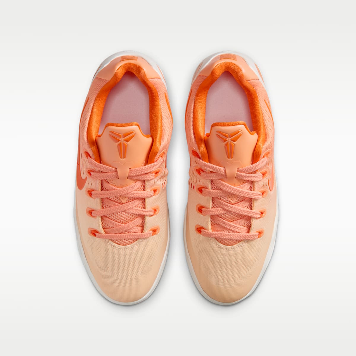 Kobe IX Low EM Big Kids' Basketball Shoes - Orange Frost/Brilliant Orange/Summit White/Ice Peach - Image 4