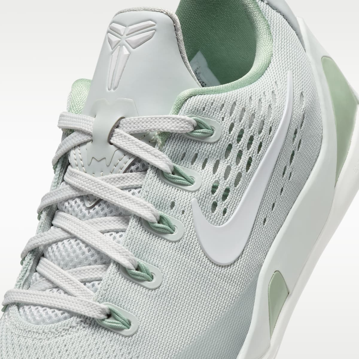 Kobe IX Low EM Big Kids' Basketball Shoes - Light Silver/Summit White/Steam - Image 7