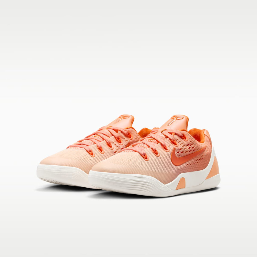Kobe IX Low EM Big Kids' Basketball Shoes - Orange Frost/Brilliant Orange/Summit White/Ice Peach - Image 5