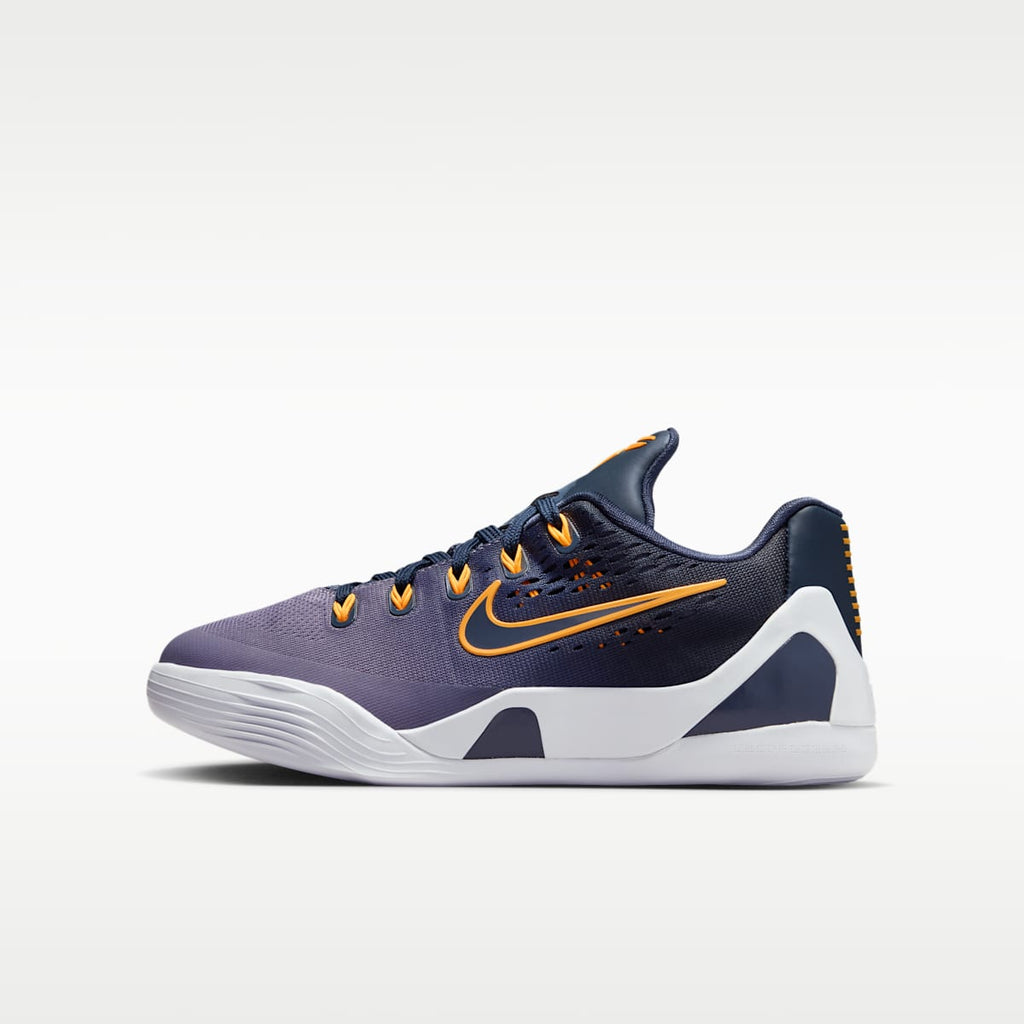 Kobe IX Low EM Big Kids' Basketball Shoes - Thunder Blue/Laser Orange/Daybreak - Image 1