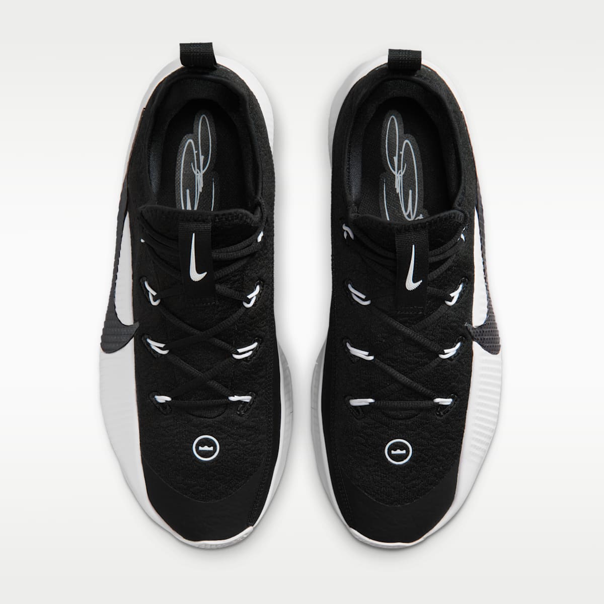 LeBron TR 1 Men's Workout Shoes - Black/White/Black - Image 4