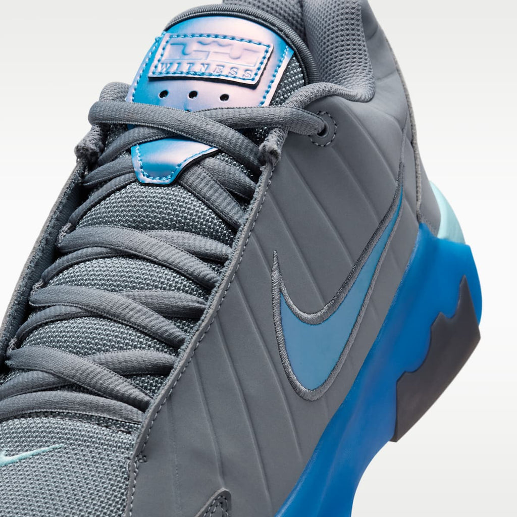 Women's LeBron Witness 9 Basketball Shoes - Cool Grey/Glacier Ice/Glacier Ice/Aurora Blue