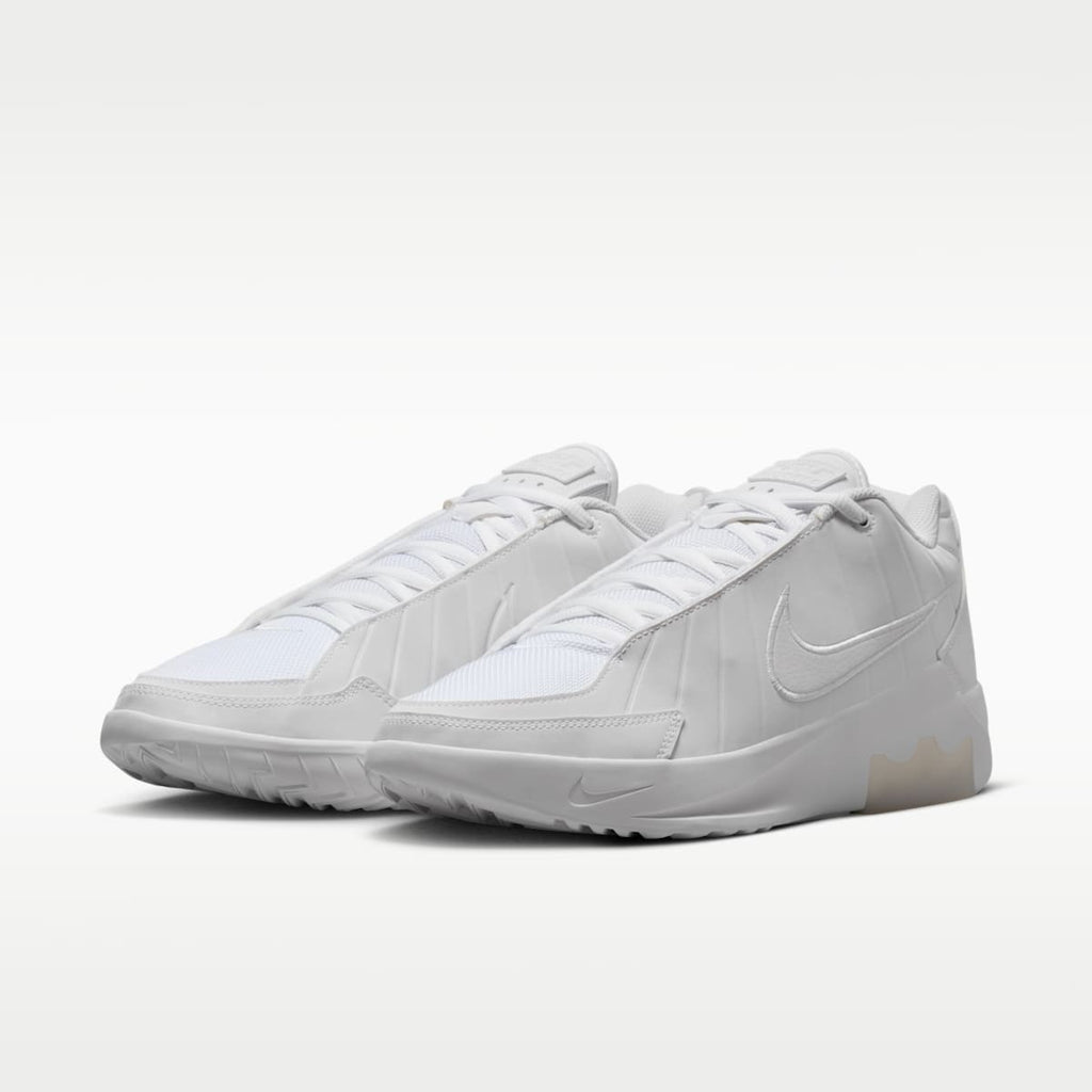 LeBron Witness 9 Basketball Shoes - White/Black/White - Image 5