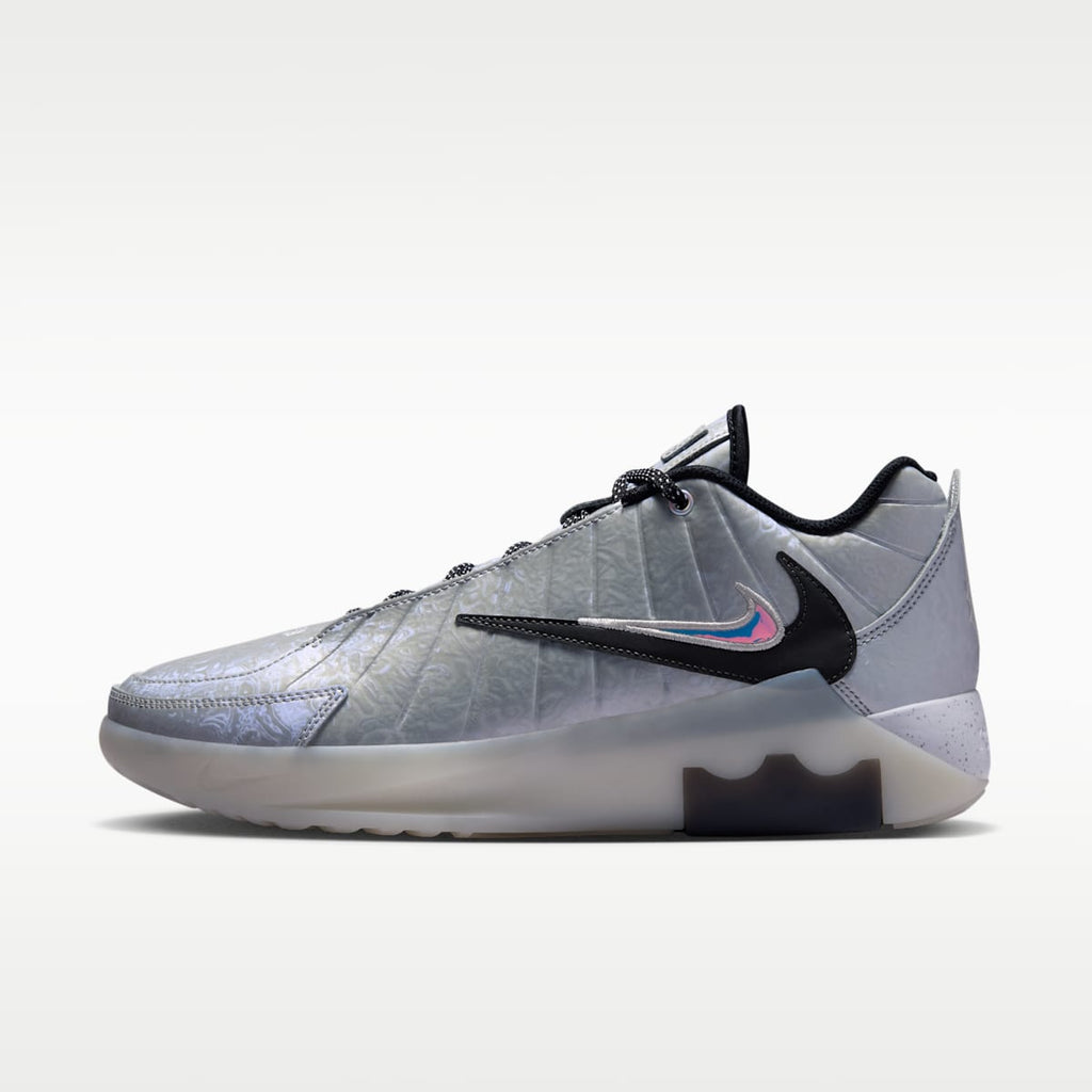 LeBron Witness 9 Basketball Shoes - Metallic Silver/White/Wolf Grey/Black - Image 1