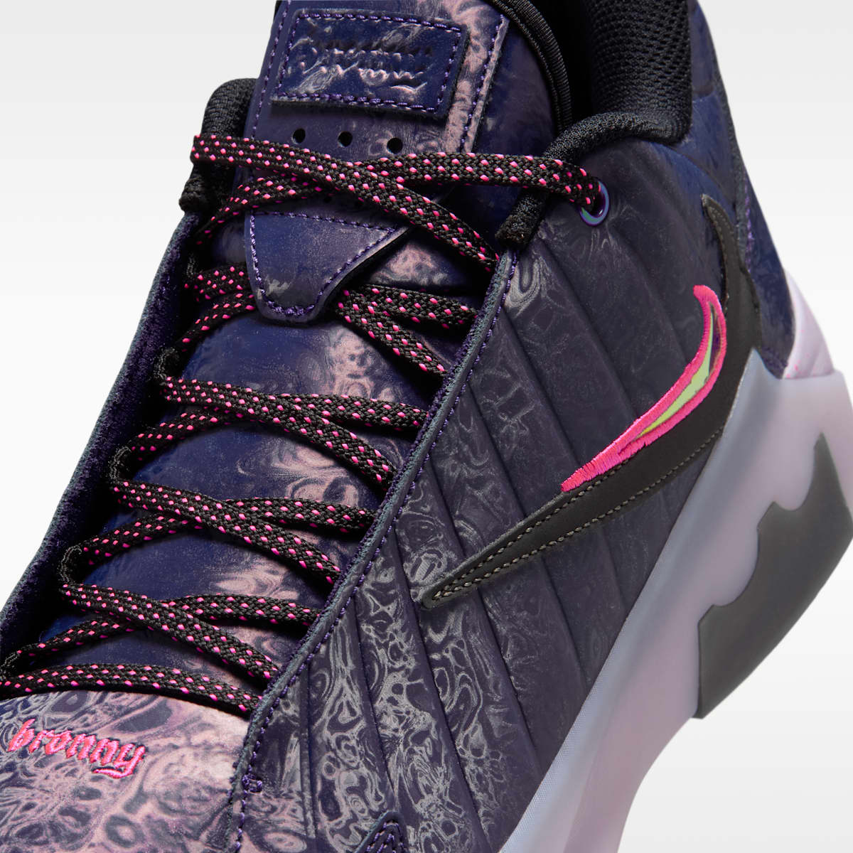 LeBron Witness 9 Basketball Shoes - Midnight Navy/Infinite Lilac/Hyper Pink/Black - Image 7