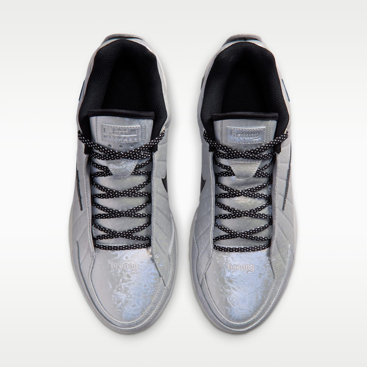 LeBron Witness 9 Basketball Shoes - Metallic Silver/White/Wolf Grey/Black - Image 4