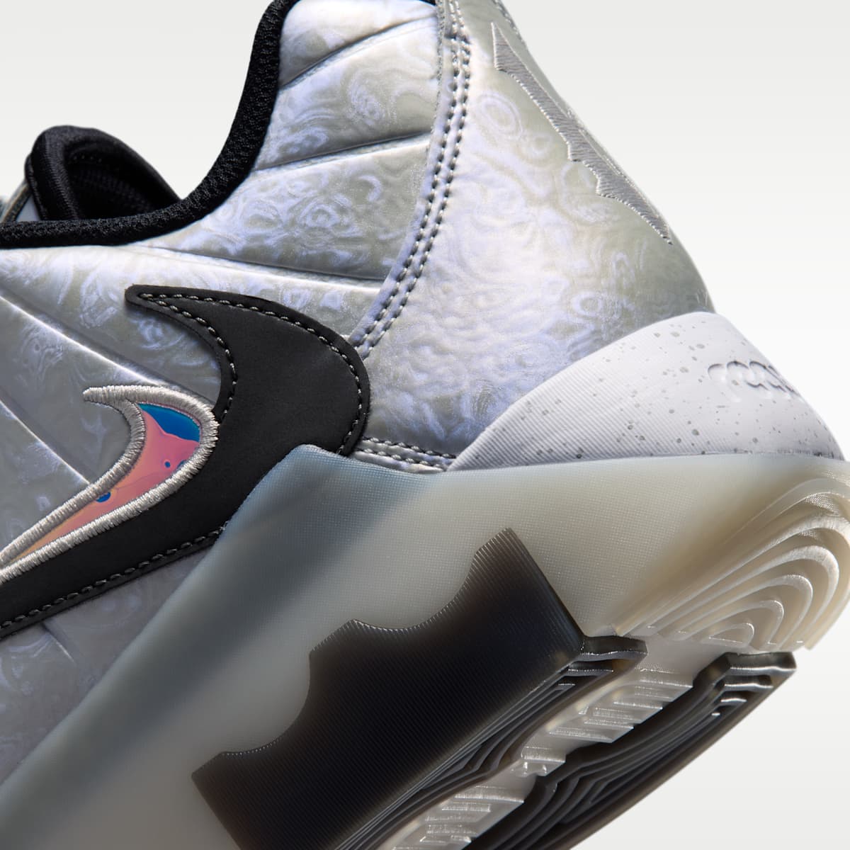 LeBron Witness 9 Basketball Shoes - Metallic Silver/White/Wolf Grey/Black - Image 8