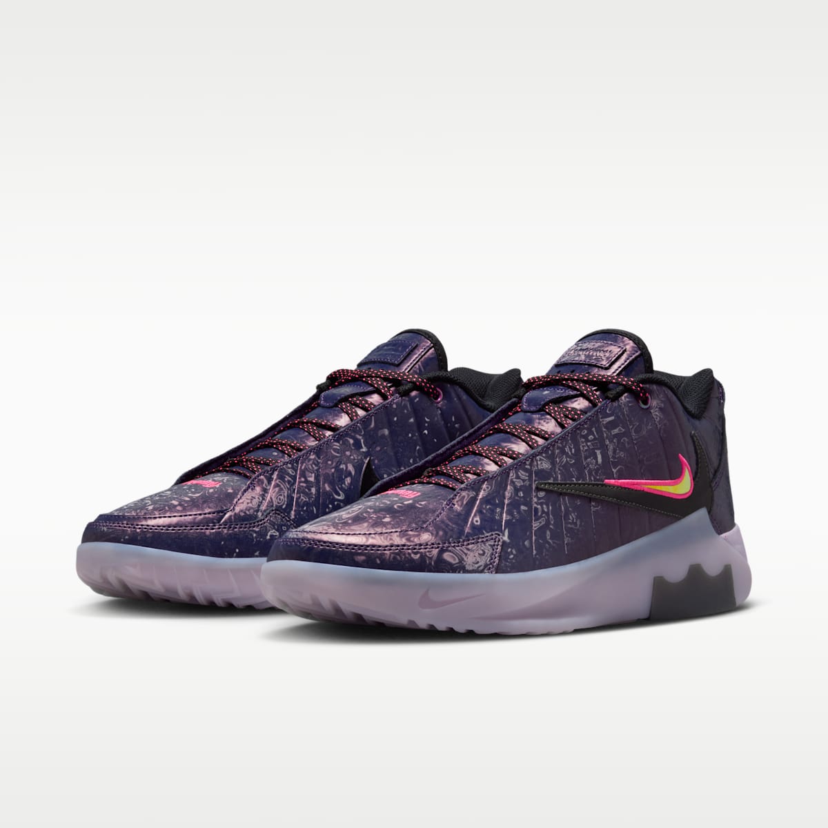 LeBron Witness 9 Basketball Shoes - Midnight Navy/Infinite Lilac/Hyper Pink/Black - Image 5