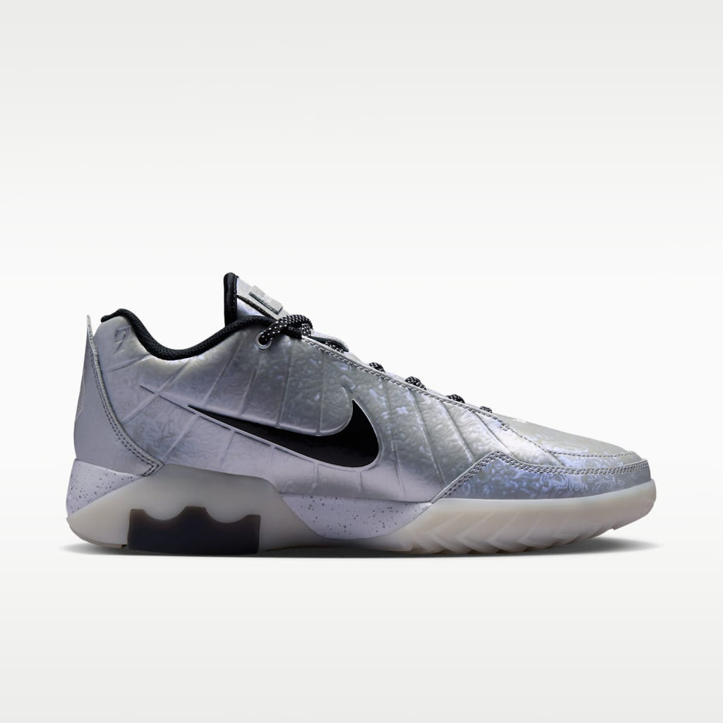 LeBron Witness 9 Basketball Shoes - Metallic Silver/White/Wolf Grey/Black - Image 3
