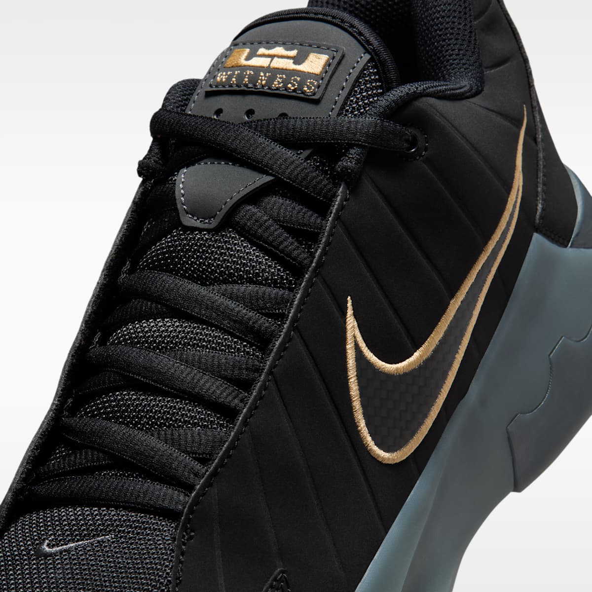 LeBron Witness 9 Basketball Shoes - Black/Iron Grey/Dark Smoke Grey/Black - Image 7