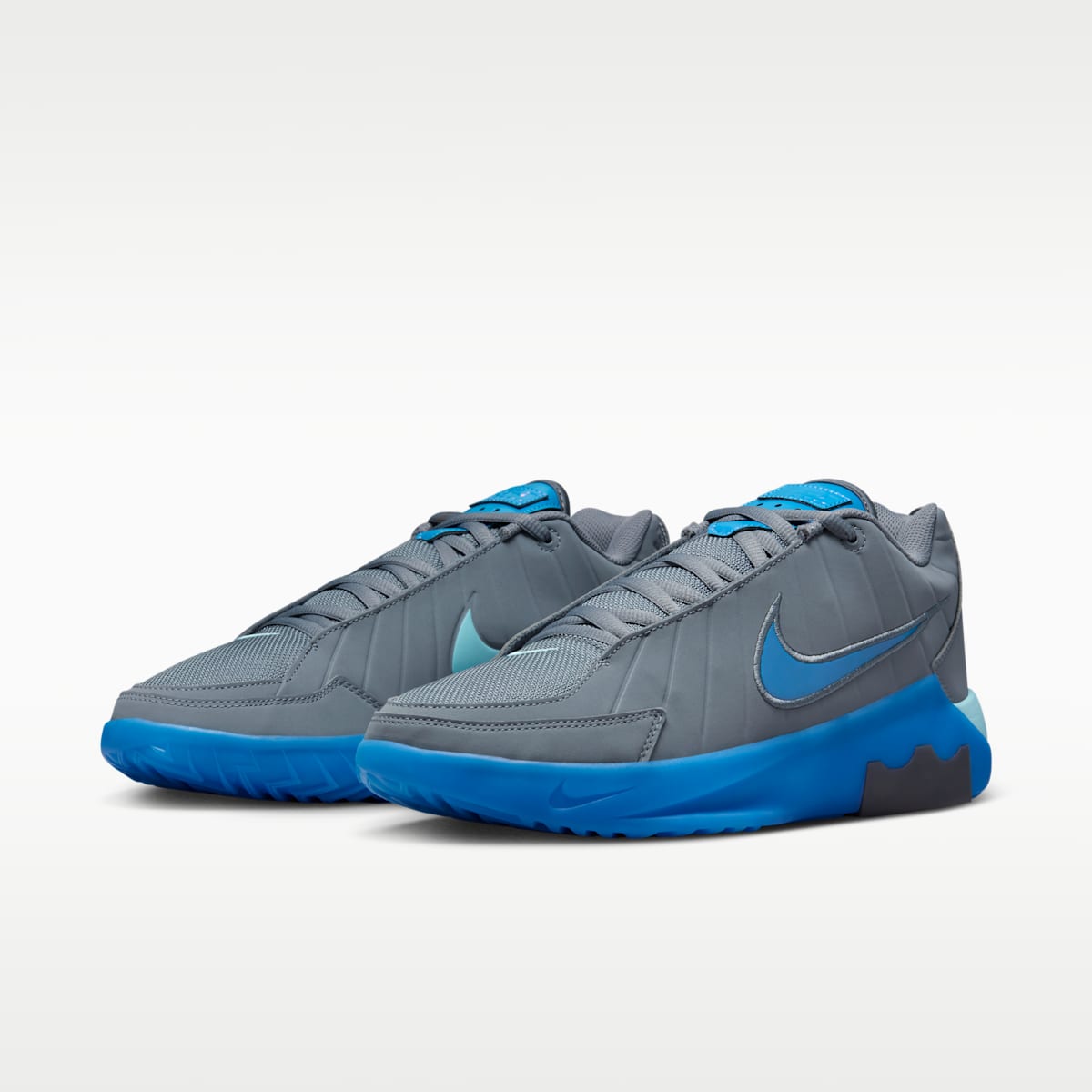 Women's LeBron Witness 9 Basketball Shoes - Cool Grey/Glacier Ice/Glacier Ice/Aurora Blue