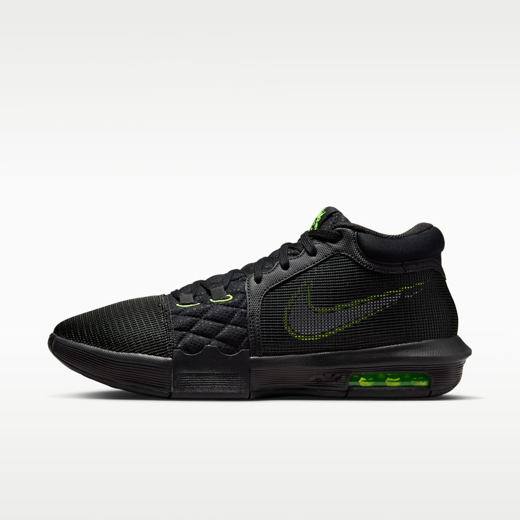 LeBron Witness 8 Basketball Shoes - Black/Volt/White - Image 1