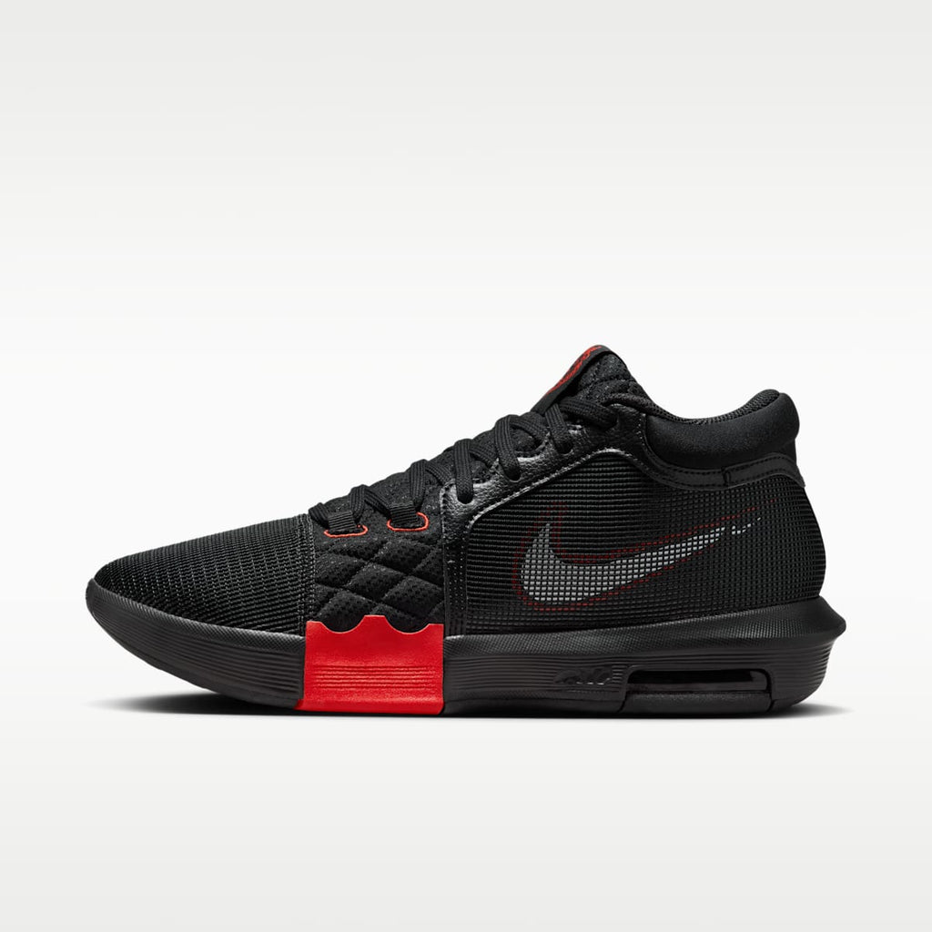 Women's LeBron Witness 8 Basketball Shoes - Black/University Red/White