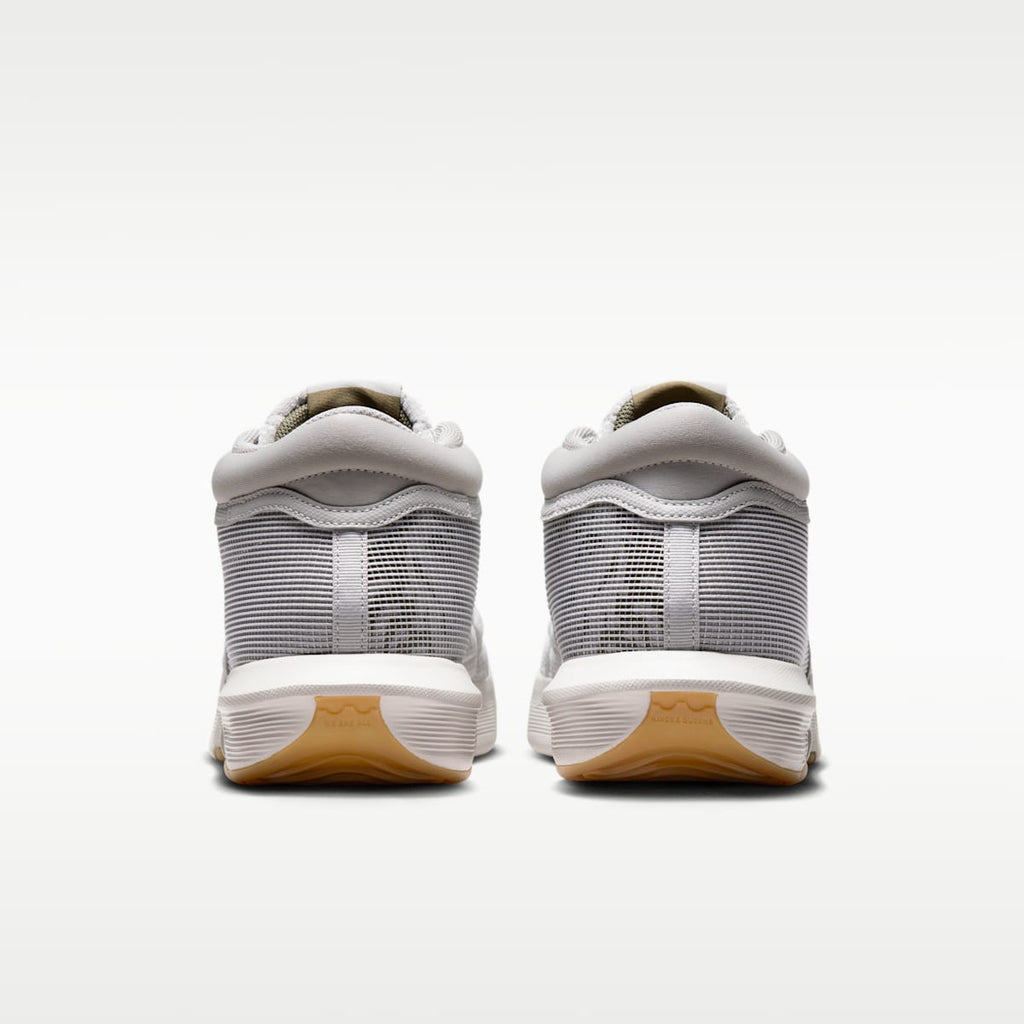 LeBron Witness 8 Basketball Shoes - Light Iron Ore/Sail/Gum Light Brown/Medium Olive - Image 6