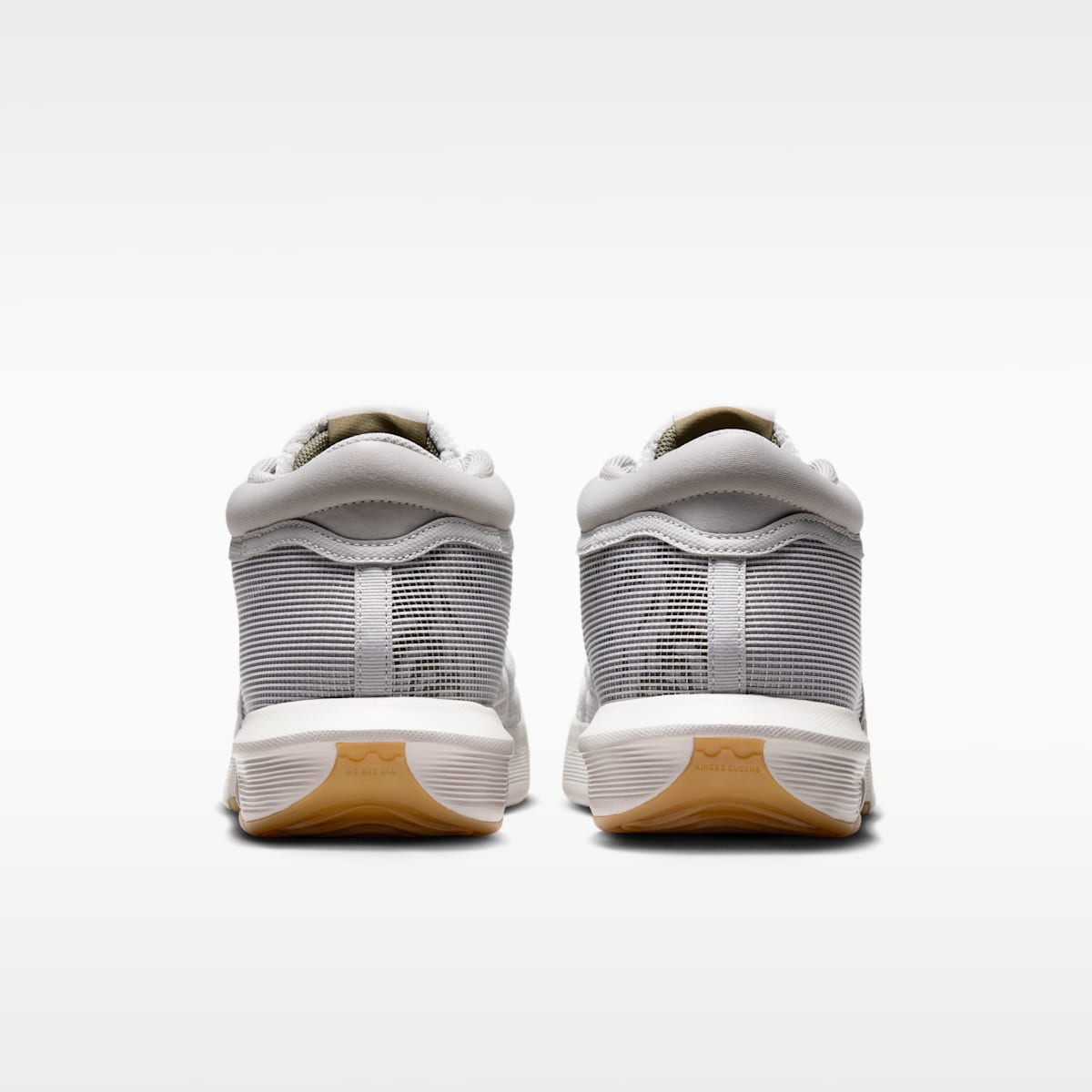 LeBron Witness 8 Basketball Shoes - Light Iron Ore/Sail/Gum Light Brown/Medium Olive - Image 6