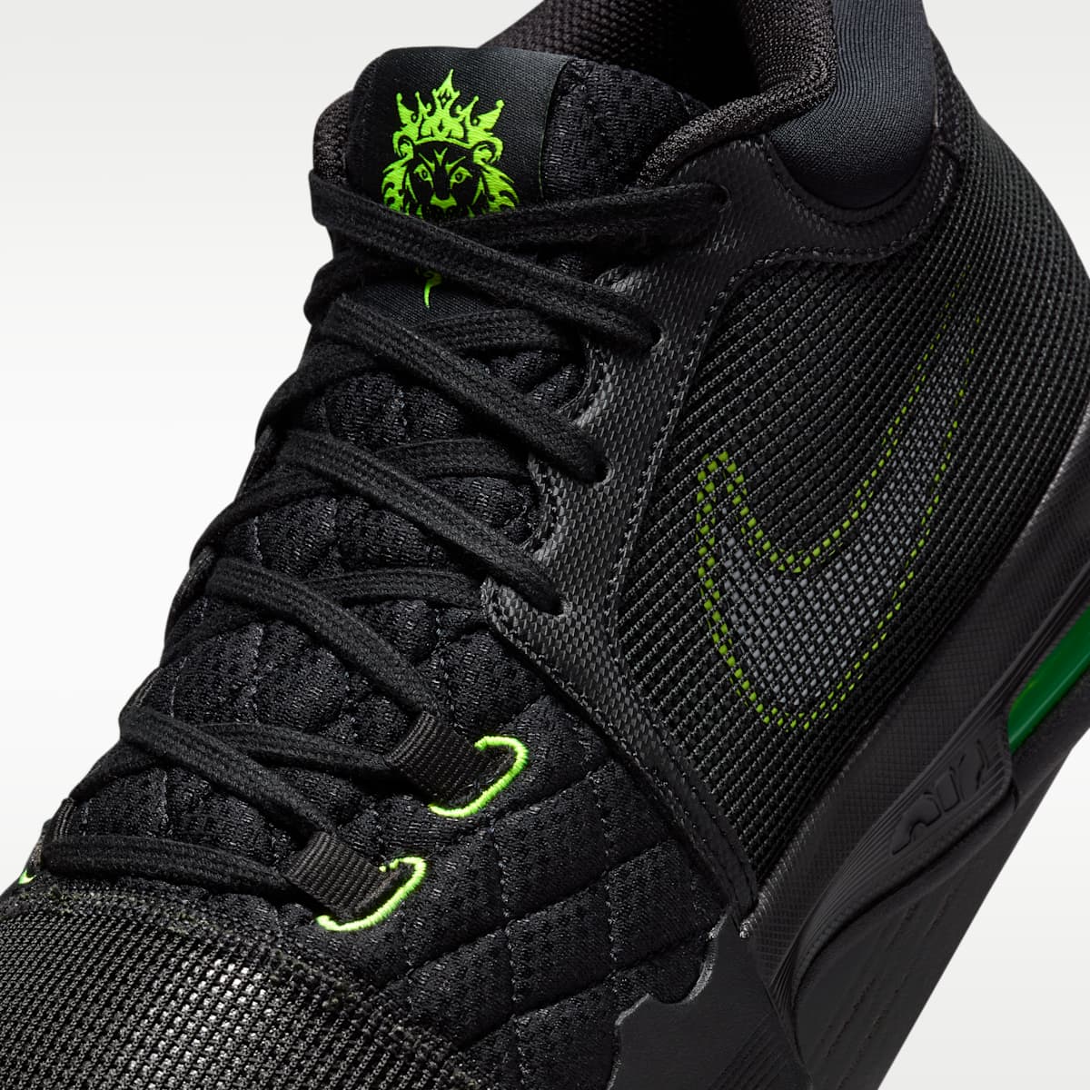LeBron Witness 8 Basketball Shoes - Black/Volt/White - Image 7