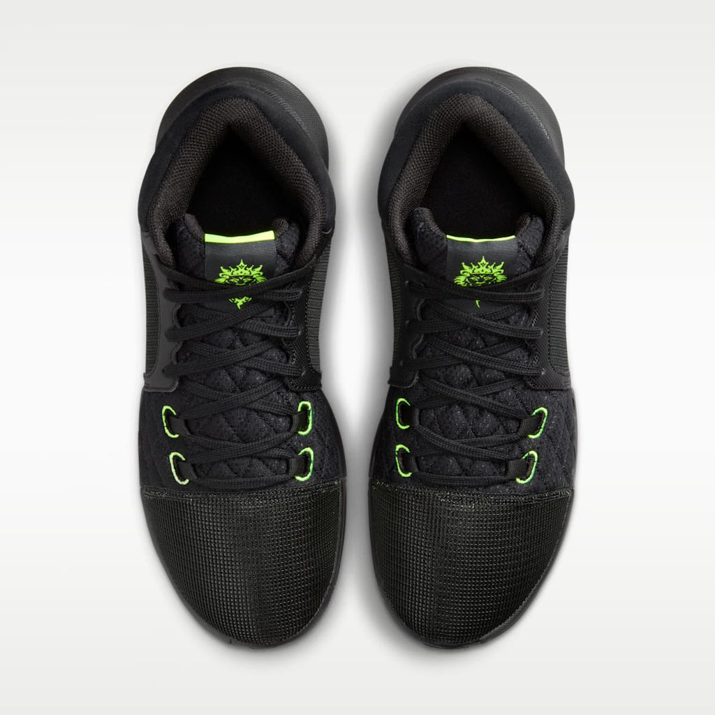 LeBron Witness 8 Basketball Shoes - Black/Volt/White - Image 4