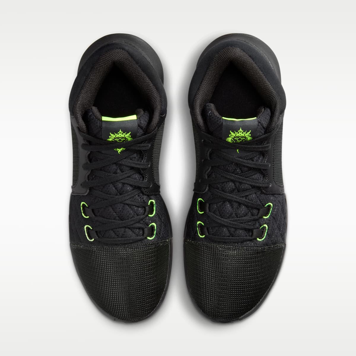 LeBron Witness 8 Basketball Shoes - Black/Volt/White - Image 4