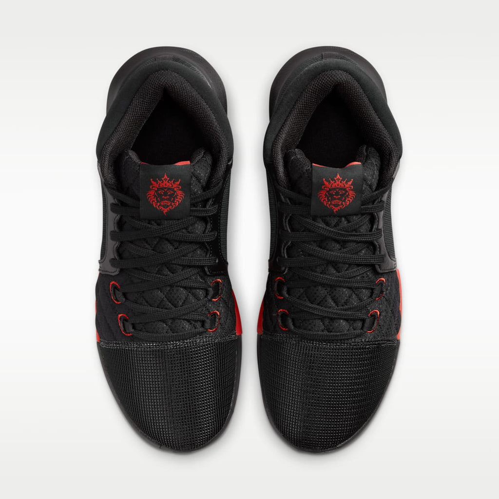 Women's LeBron Witness 8 Basketball Shoes - Black/University Red/White