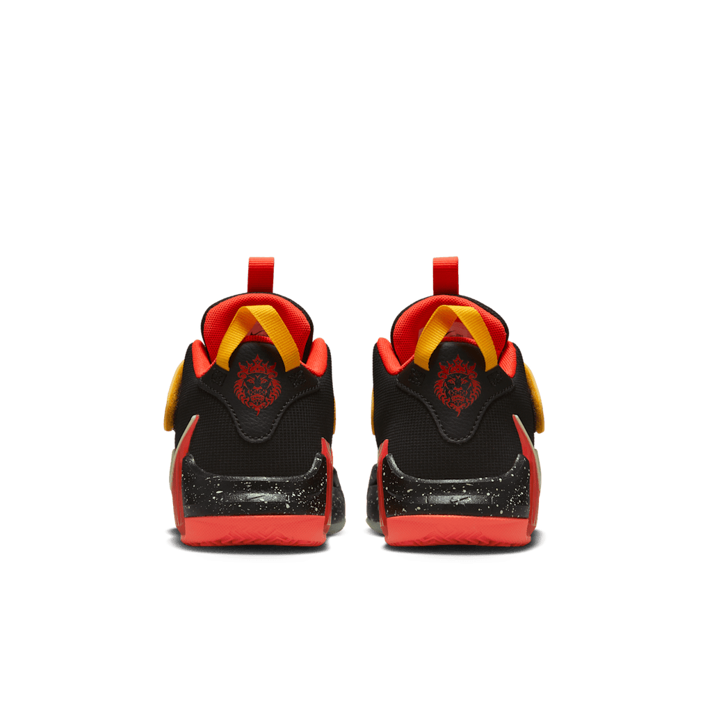 LeBron Witness 7 Little Kids' Shoes - Black/Bright Crimson/University Gold/Barely Volt