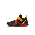 LeBron Witness 7 Little Kids' Shoes - Black/Bright Crimson/University Gold/Barely Volt