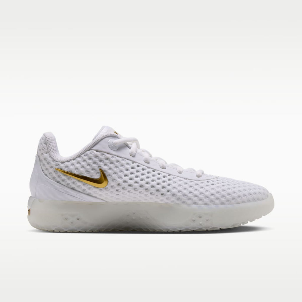 LeBron Witness X Basketball Shoes - White/White/Photon Dust/Metallic Gold - Image 3