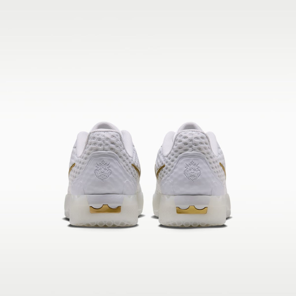 LeBron Witness X Basketball Shoes - White/White/Photon Dust/Metallic Gold - Image 6