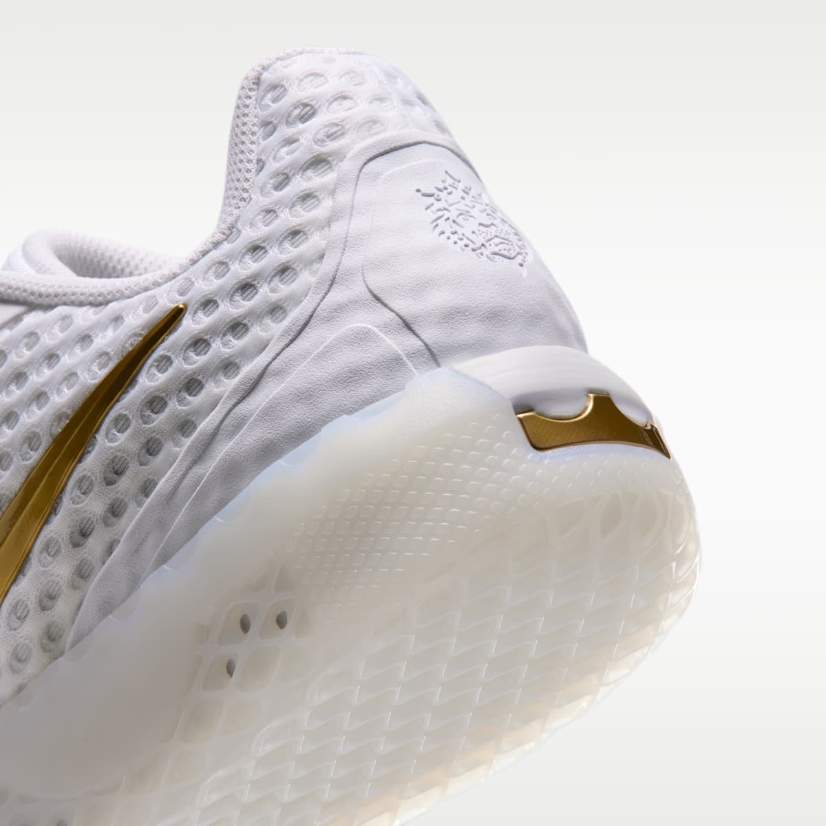 LeBron Witness X Basketball Shoes - White/White/Photon Dust/Metallic Gold - Image 8