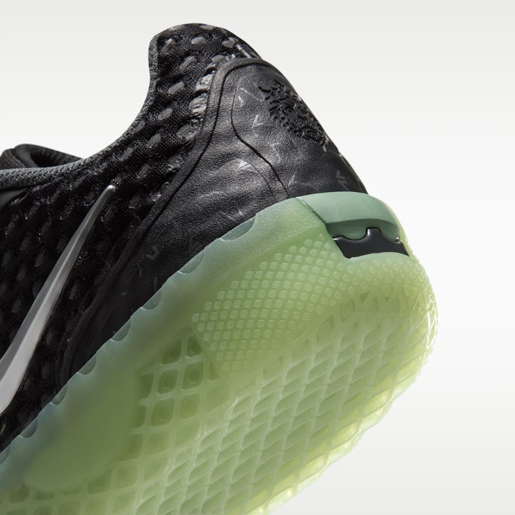 LeBron Witness X Big Kids' Basketball Shoes - Black/Barely Volt/Steam/Metallic Silver
