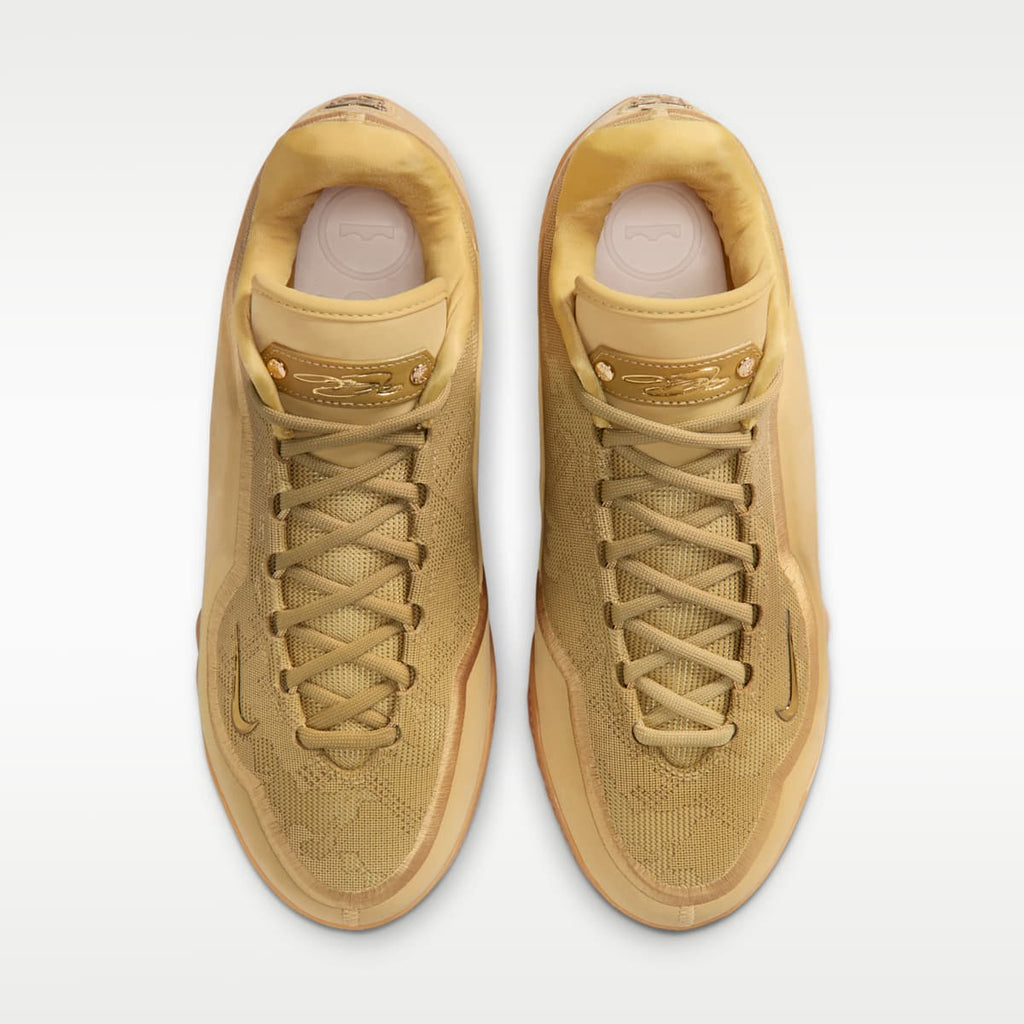 Women's LeBron XXIII "Honor Society" Basketball Shoes - Wheat Gold/Gum Medium Brown/Magic Ember/Wolf Grey