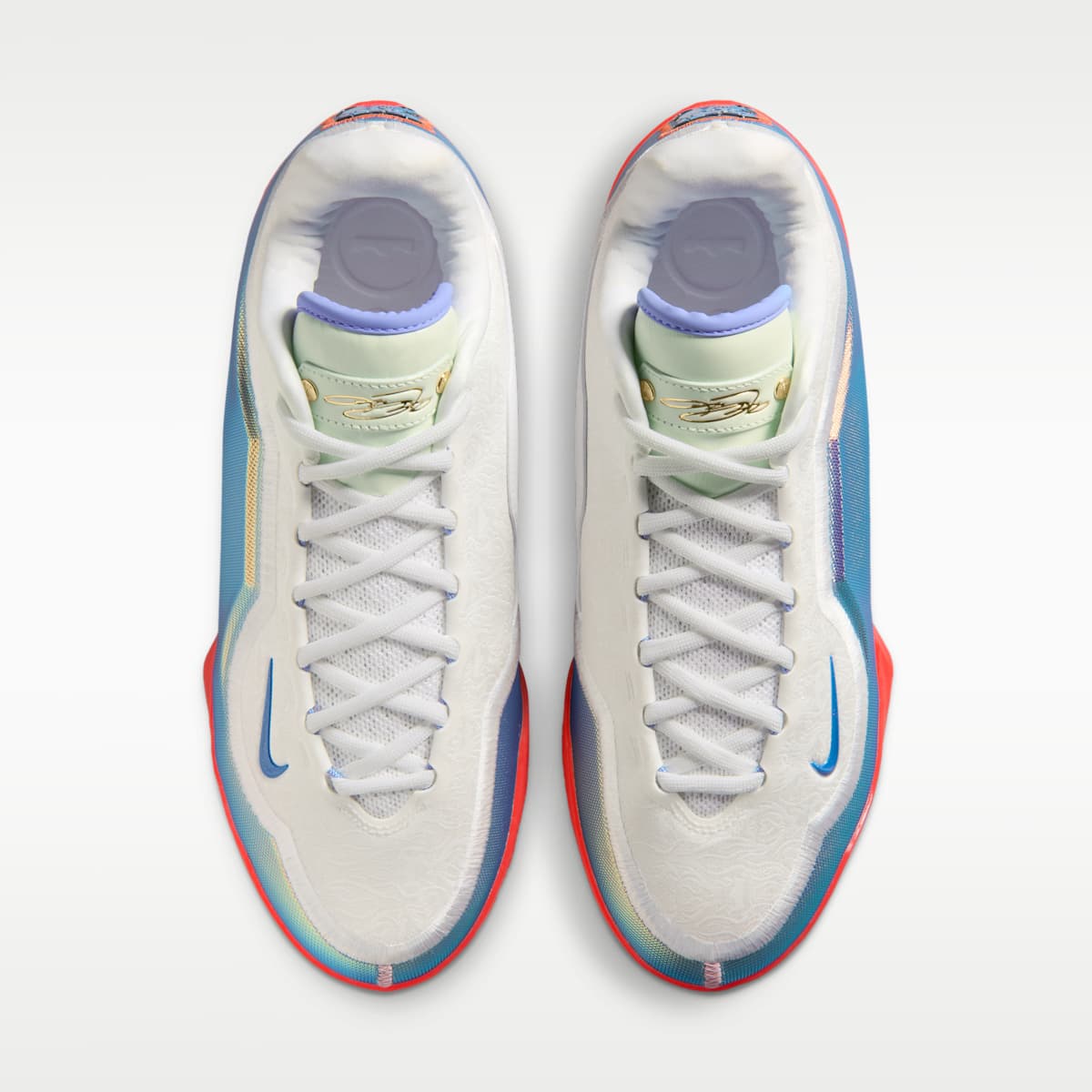 LeBron XXIII "Motor King" Basketball Shoes - White/Light Crimson/Volt Tint/Multi-Color - Image 4