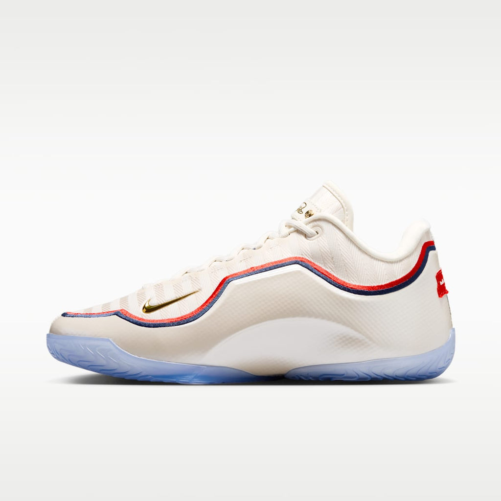 LeBron XXIII "Old Glory" Basketball Shoes - Pale Ivory/University Red/Midnight Navy/Metallic Gold - Image 1